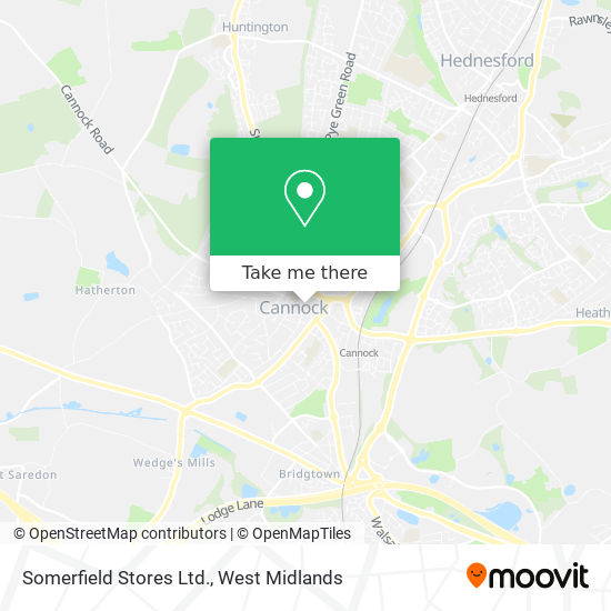 Somerfield Stores Ltd. map