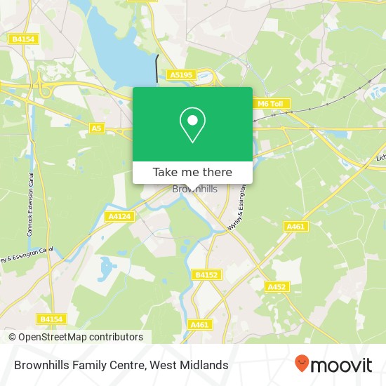 Brownhills Family Centre map