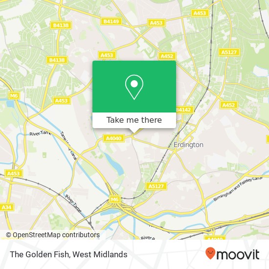 The Golden Fish map