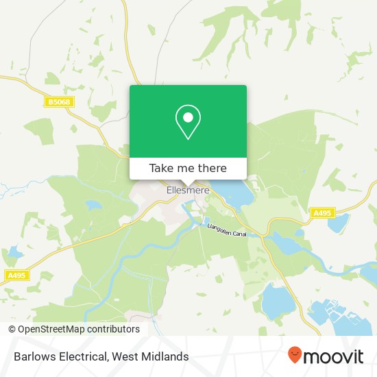 Barlows Electrical map