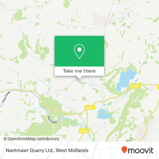 Nantmawr Quarry Ltd. map