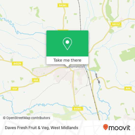 Daves Fresh Fruit & Veg map