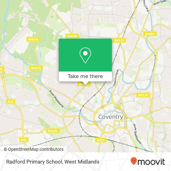 Radford Primary School map