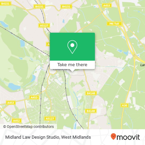 Midland Law Design Studio map