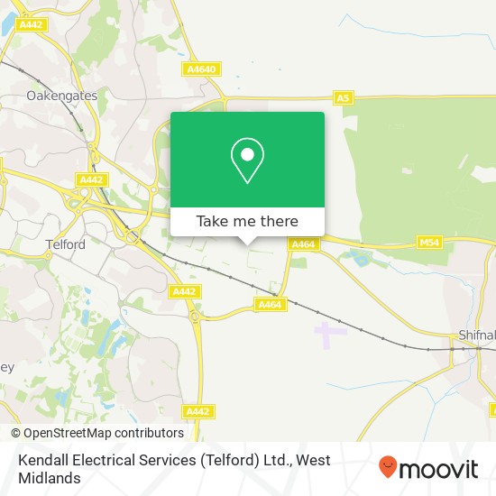 Kendall Electrical Services (Telford) Ltd. map