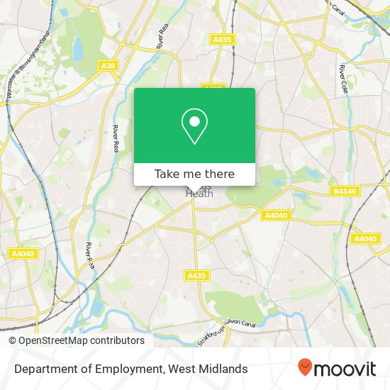 Department of Employment map