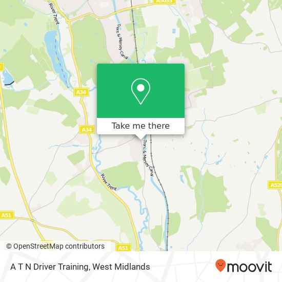 A T N Driver Training map