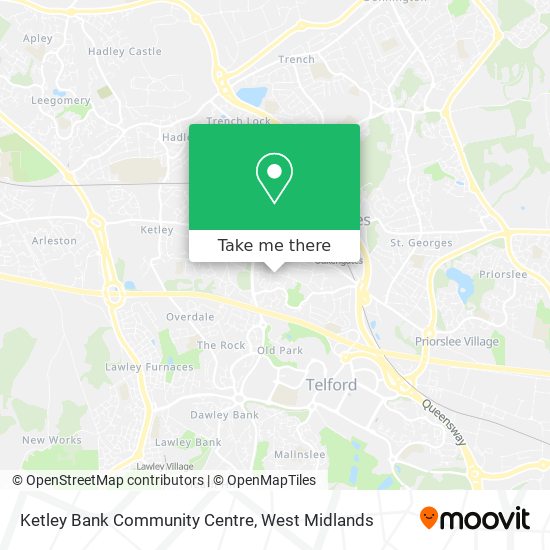 Ketley Bank Community Centre map