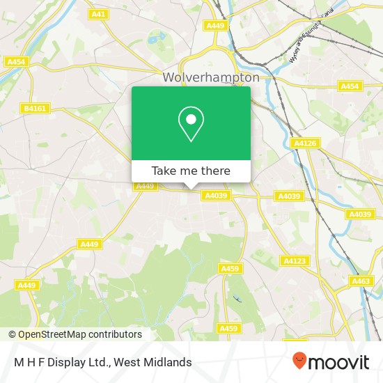 M H F Display Ltd. map