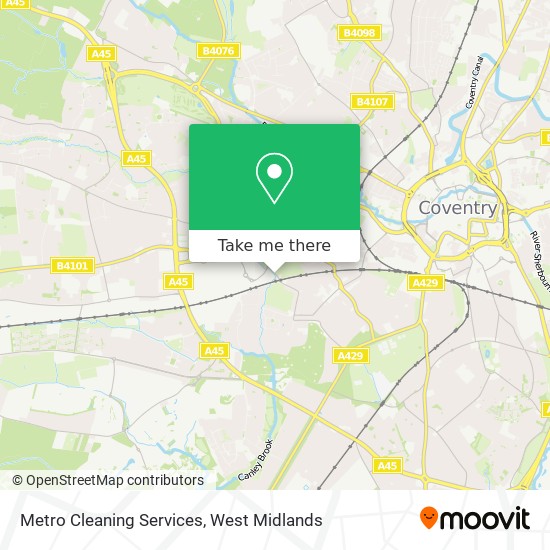 Metro Cleaning Services map