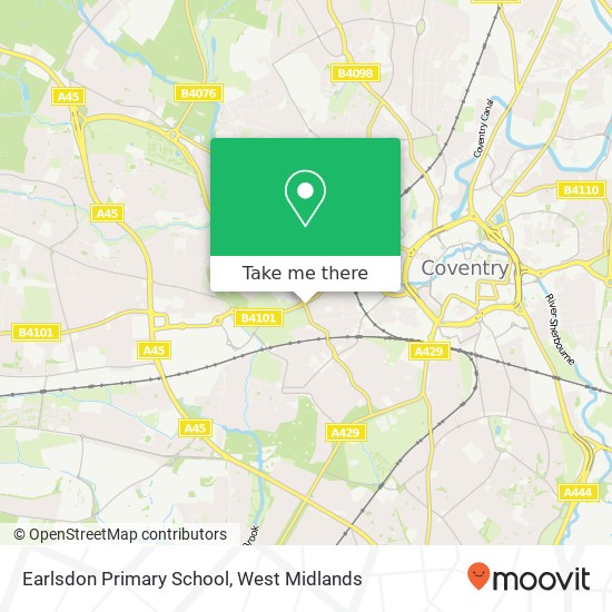 Earlsdon Primary School map