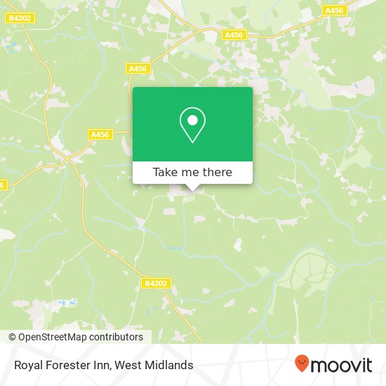 Royal Forester Inn map
