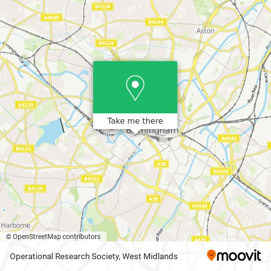 Operational Research Society map