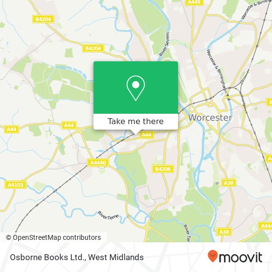 Osborne Books Ltd. map