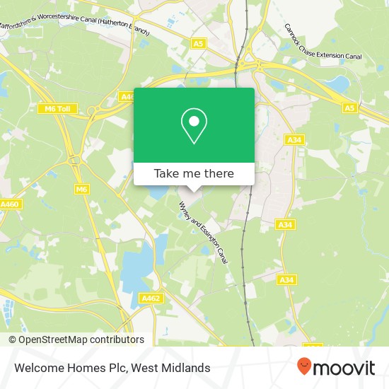 Welcome Homes Plc map