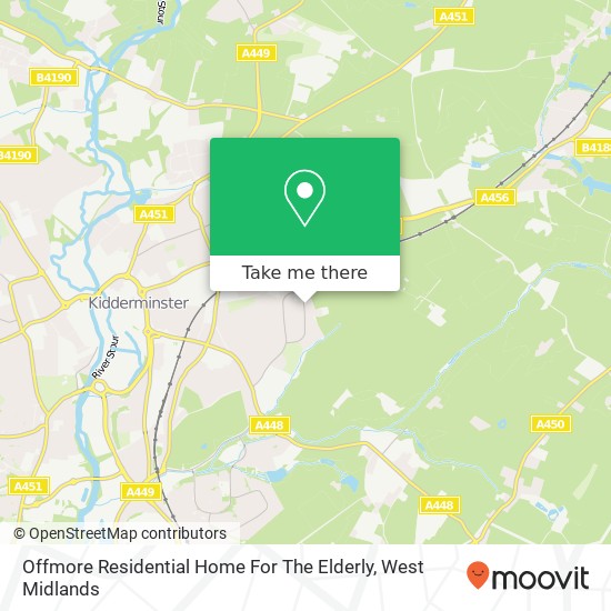 Offmore Residential Home For The Elderly map