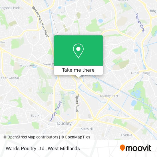 Wards Poultry Ltd. map