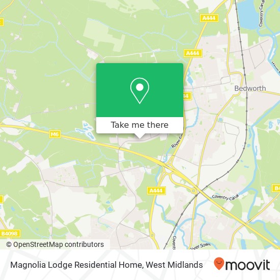 Magnolia Lodge Residential Home map