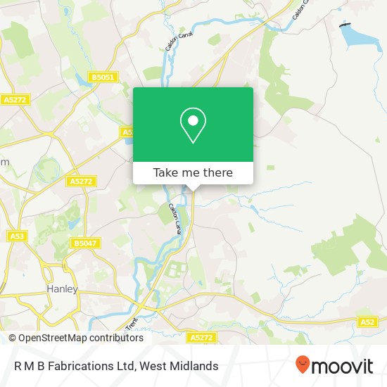R M B Fabrications Ltd map