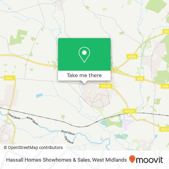 Hassall Homes Showhomes & Sales map