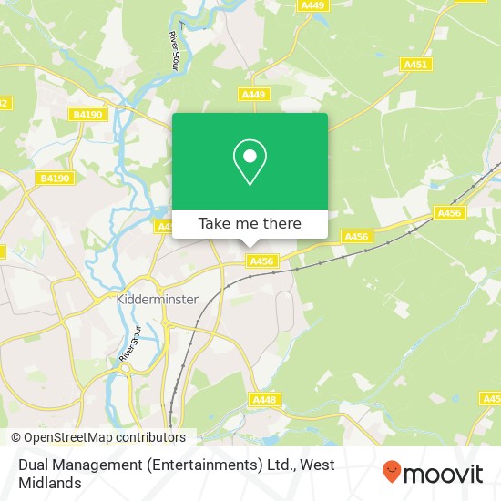 Dual Management (Entertainments) Ltd. map