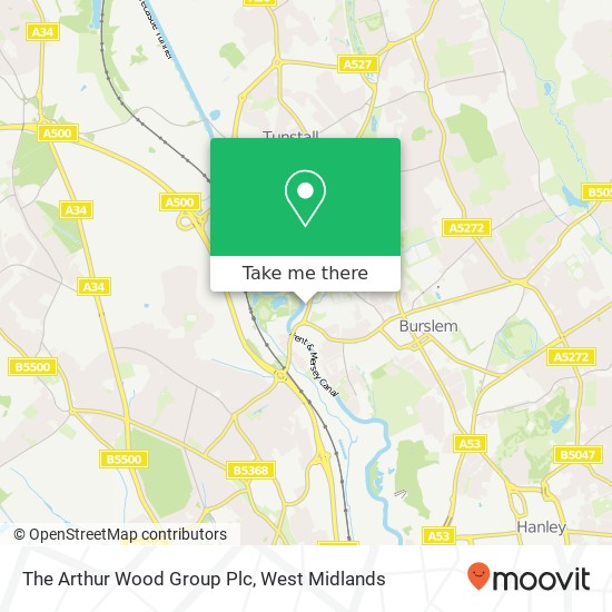 The Arthur Wood Group Plc map