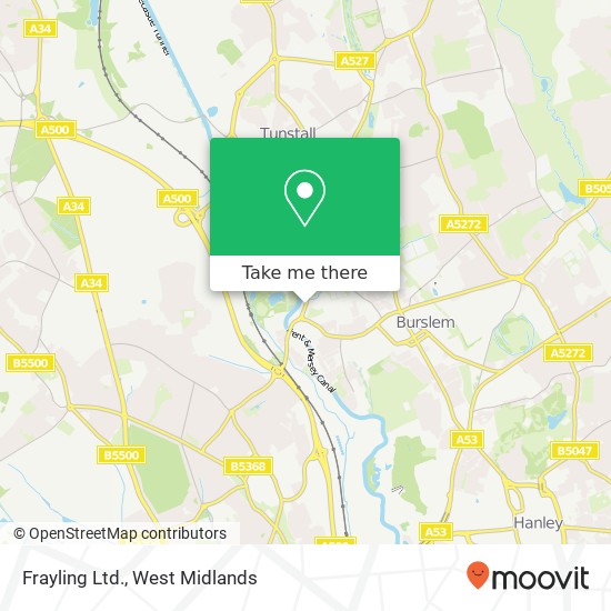 Frayling Ltd. map