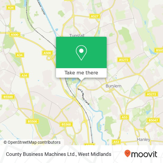 County Business Machines Ltd. map
