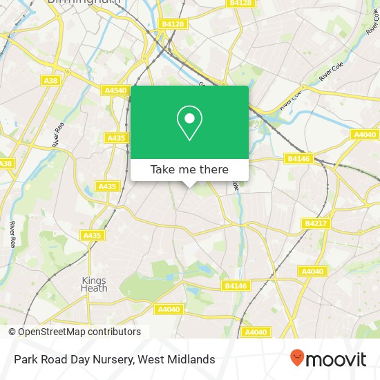 Park Road Day Nursery map