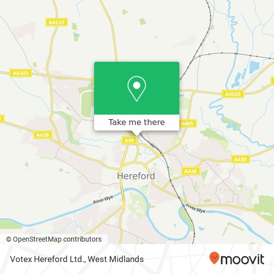 Votex Hereford Ltd. map
