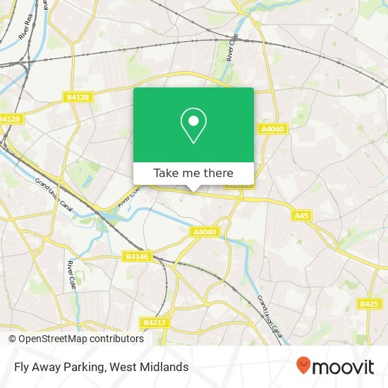 Fly Away Parking map