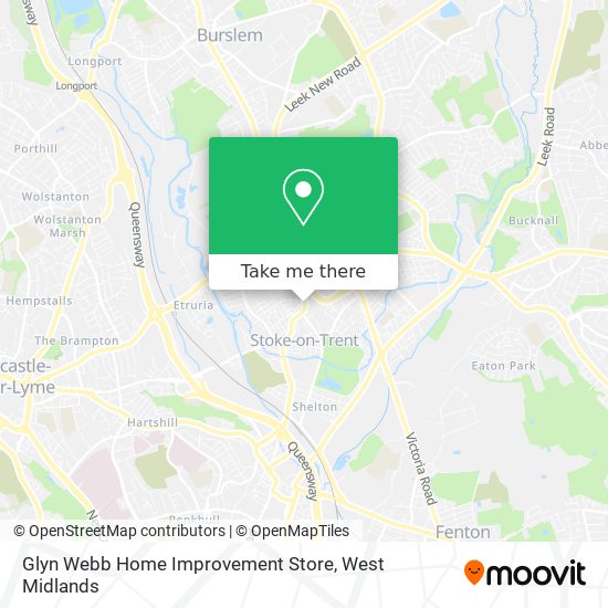 Glyn Webb Home Improvement Store map