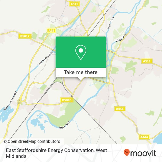 East Staffordshire Energy Conservation map