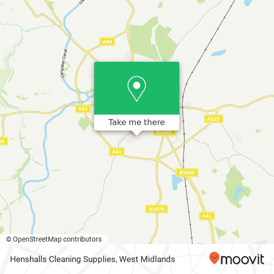 Henshalls Cleaning Supplies map