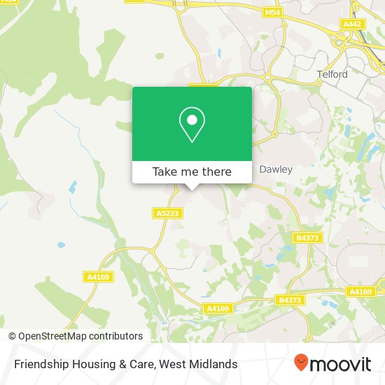 Friendship Housing & Care map