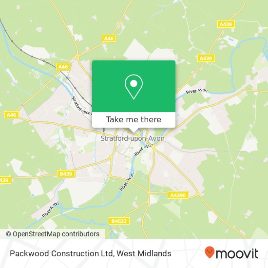 Packwood Construction Ltd map