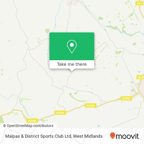 Malpas & District Sports Club Ltd map
