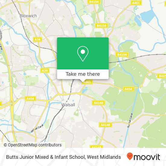 Butts Junior Mixed & Infant School map