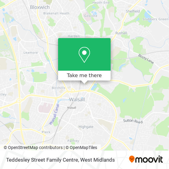 Teddesley Street Family Centre map