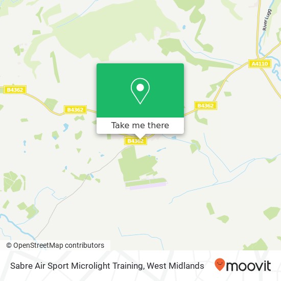 Sabre Air Sport Microlight Training map