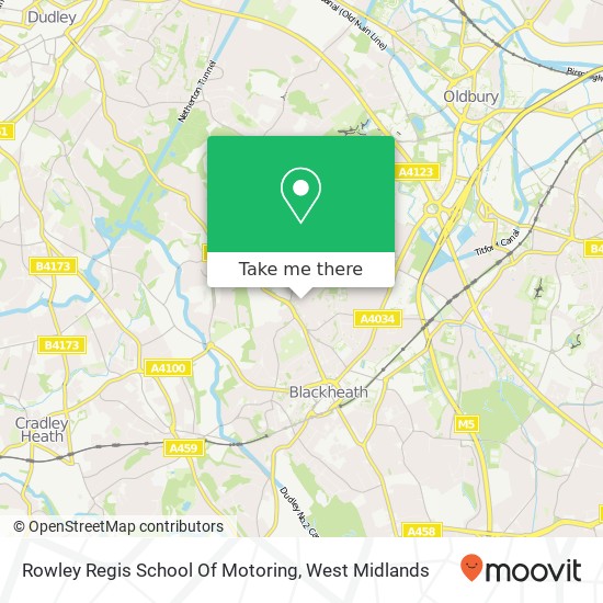 Rowley Regis School Of Motoring map