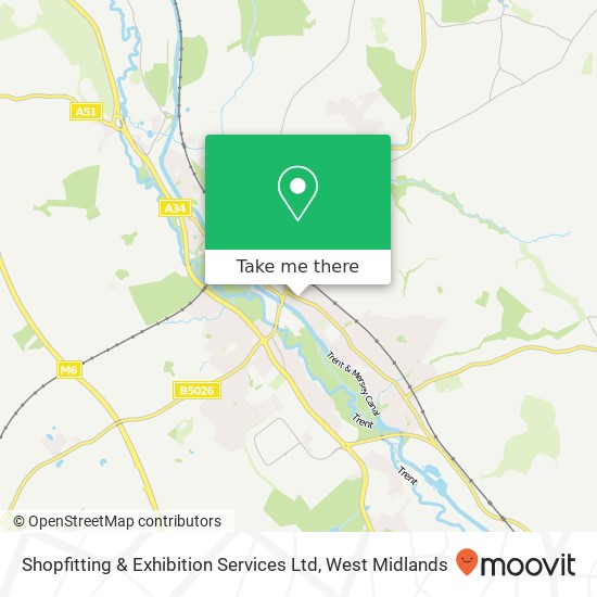 Shopfitting & Exhibition Services Ltd map