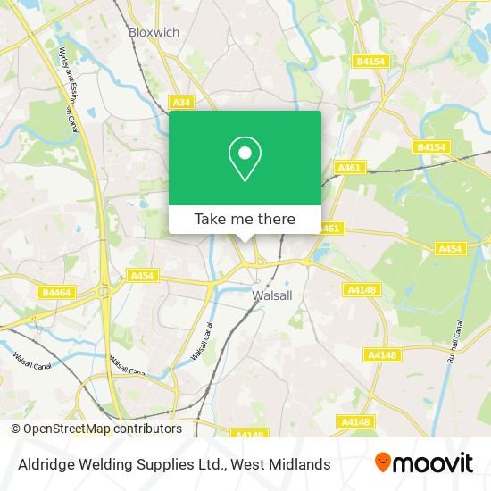 Aldridge Welding Supplies Ltd. map