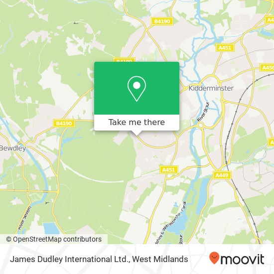 James Dudley International Ltd. map