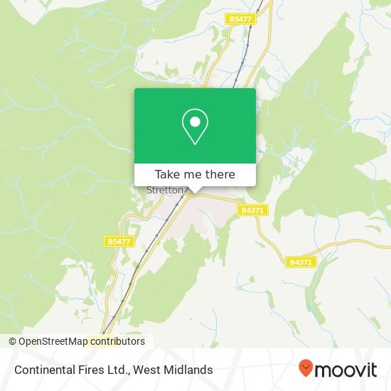 Continental Fires Ltd. map