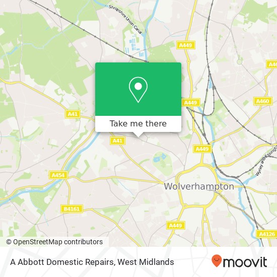 A Abbott Domestic Repairs map