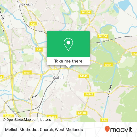 Mellish Methodist Church map