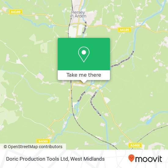 Doric Production Tools Ltd map