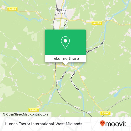 Human Factor International map
