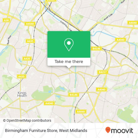 Birmingham Furniture Store map